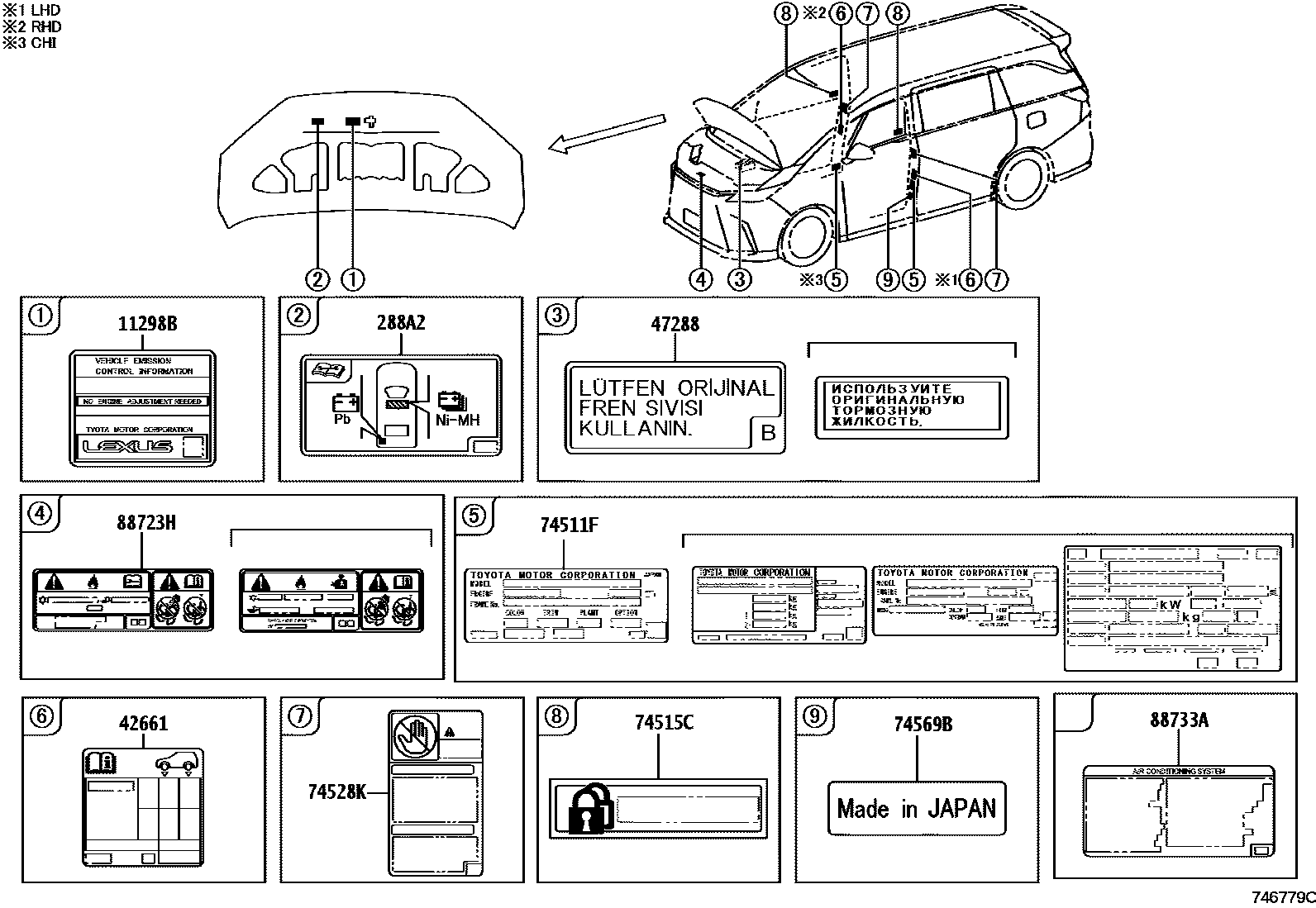Parts diagram