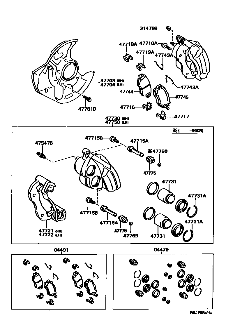 Parts diagram