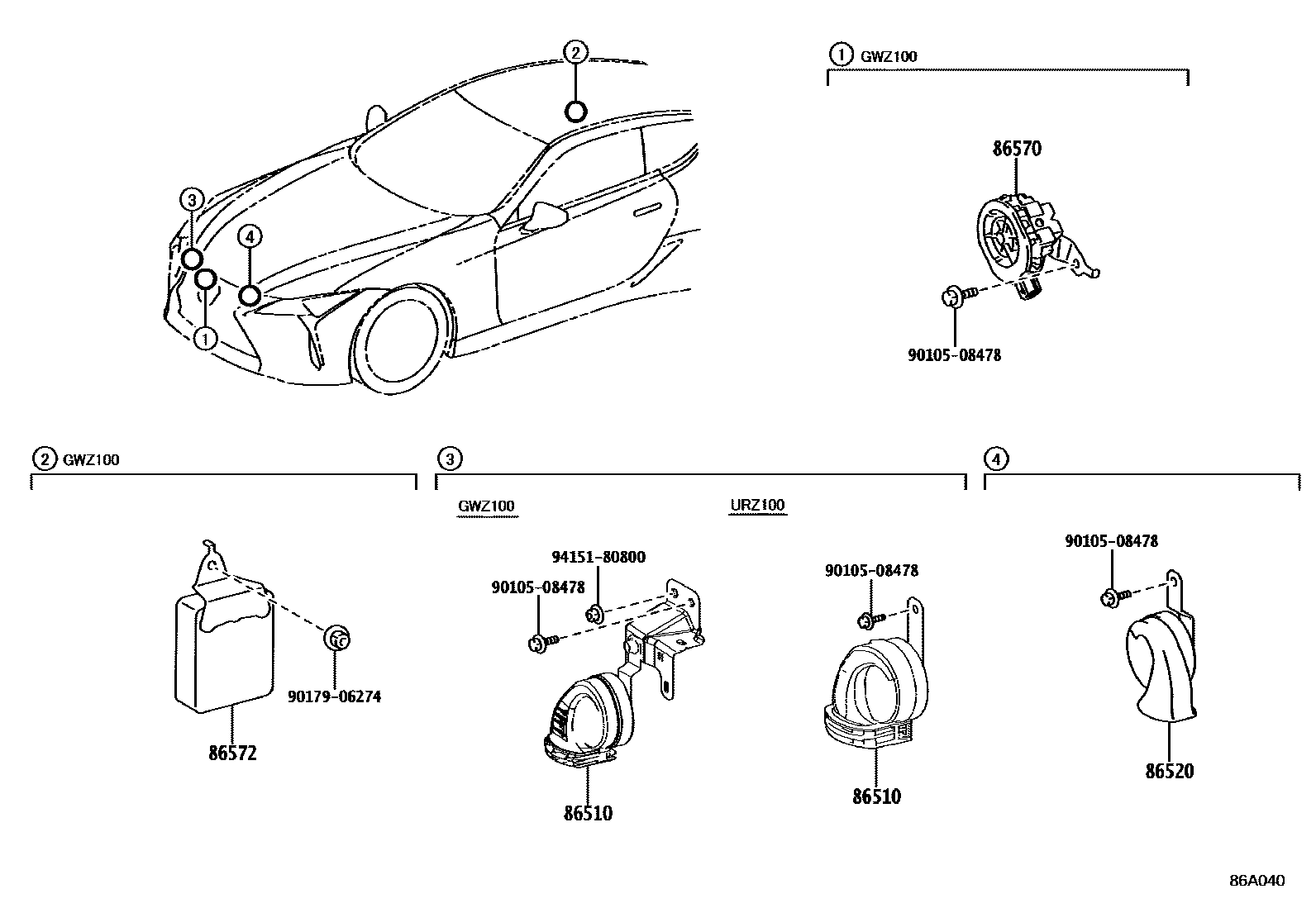 Parts diagram