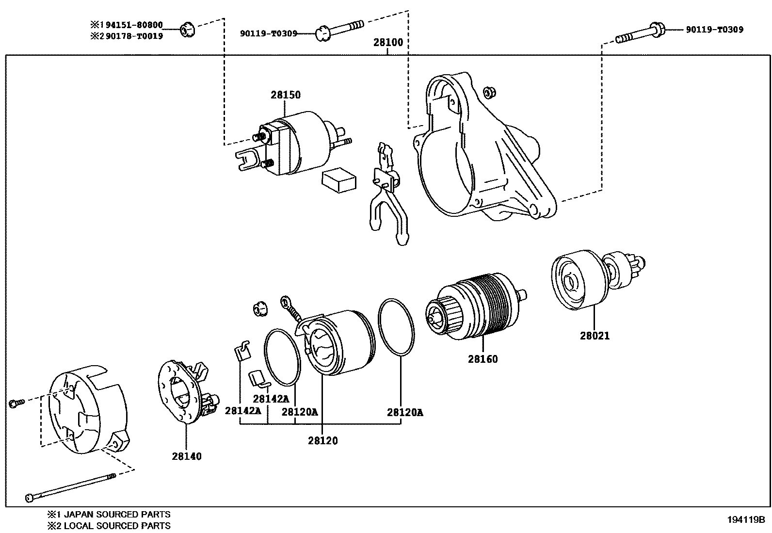 Parts diagram