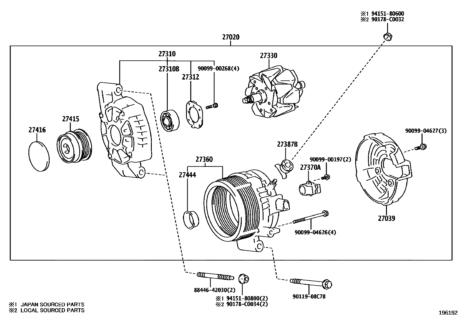 Parts diagram
