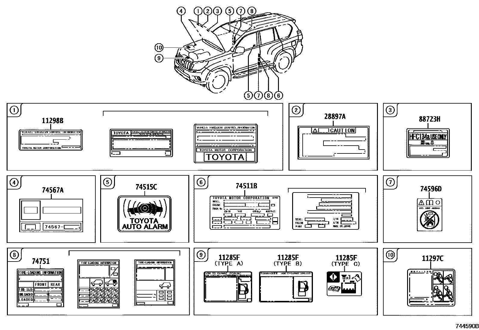 Parts diagram