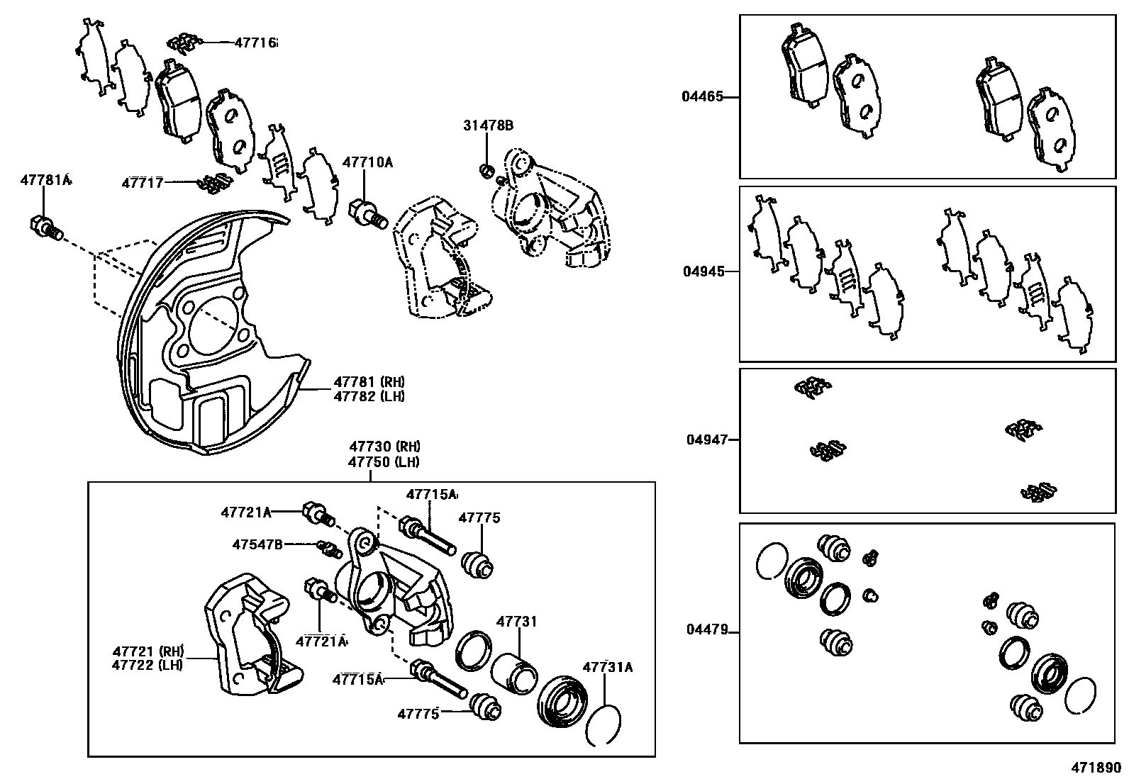 Parts diagram