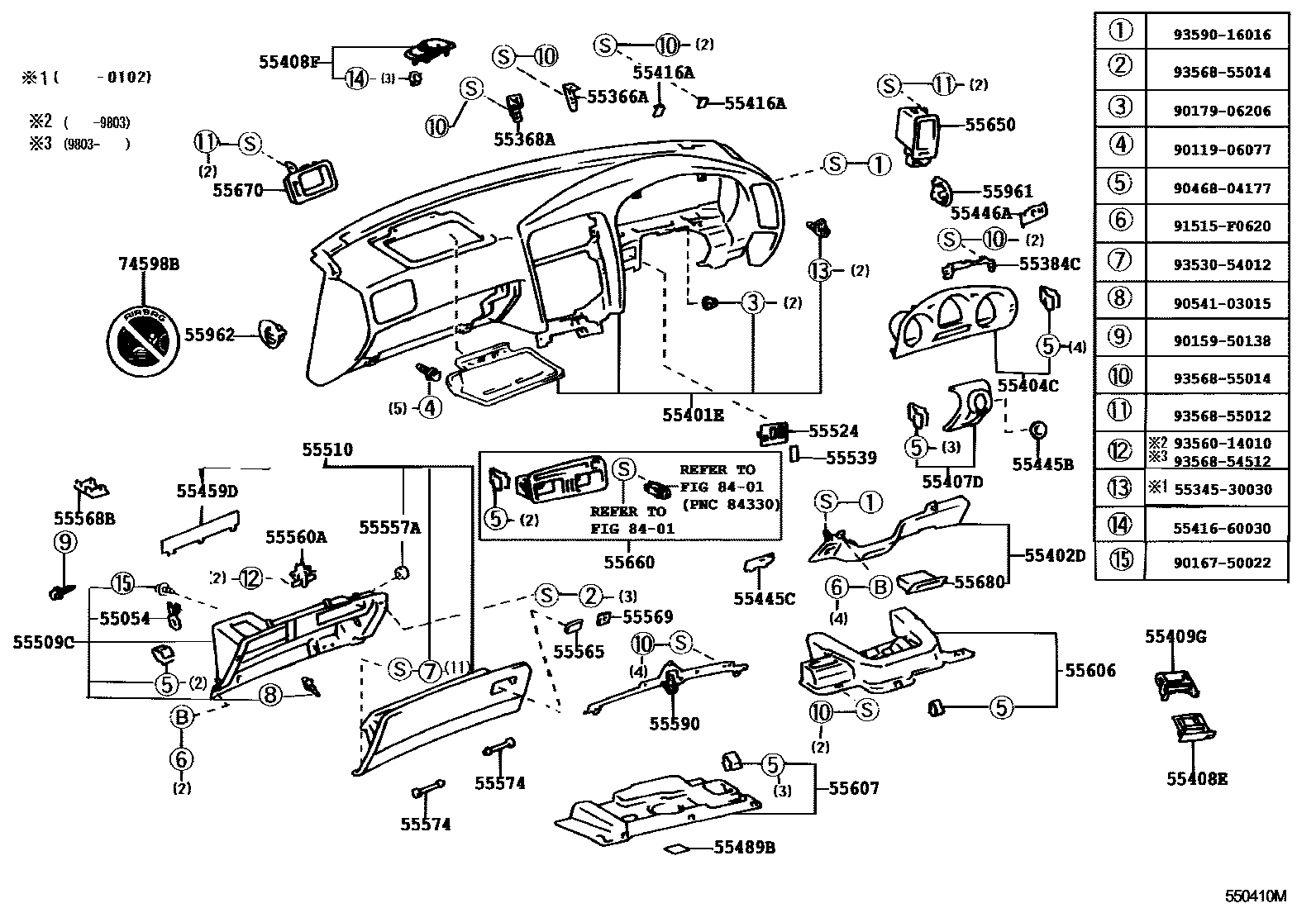 Parts diagram