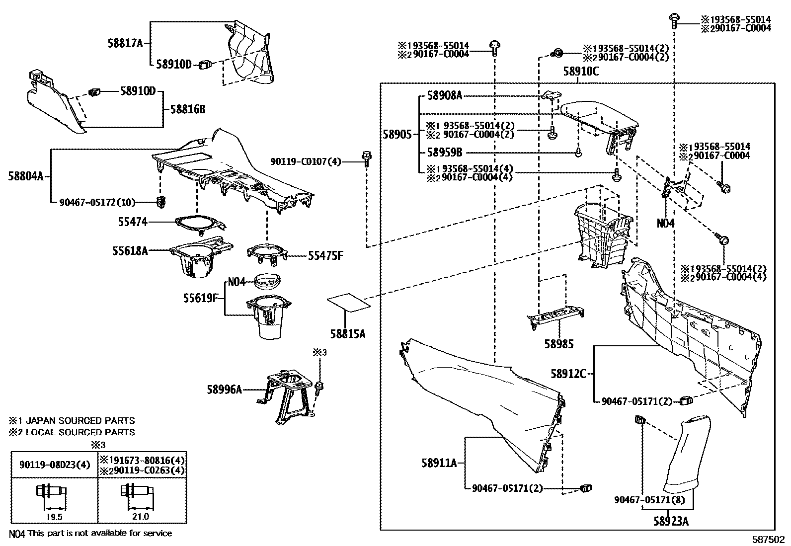 Parts diagram
