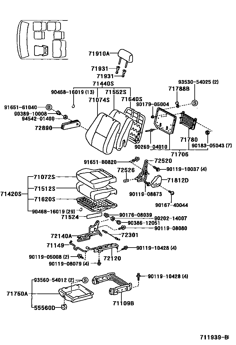 Parts diagram