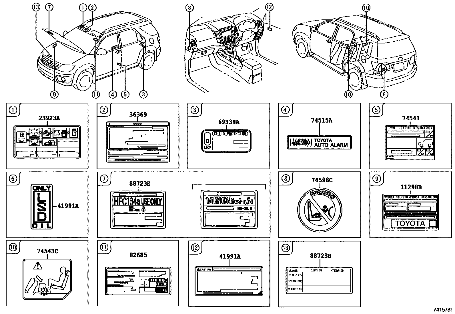 Parts diagram