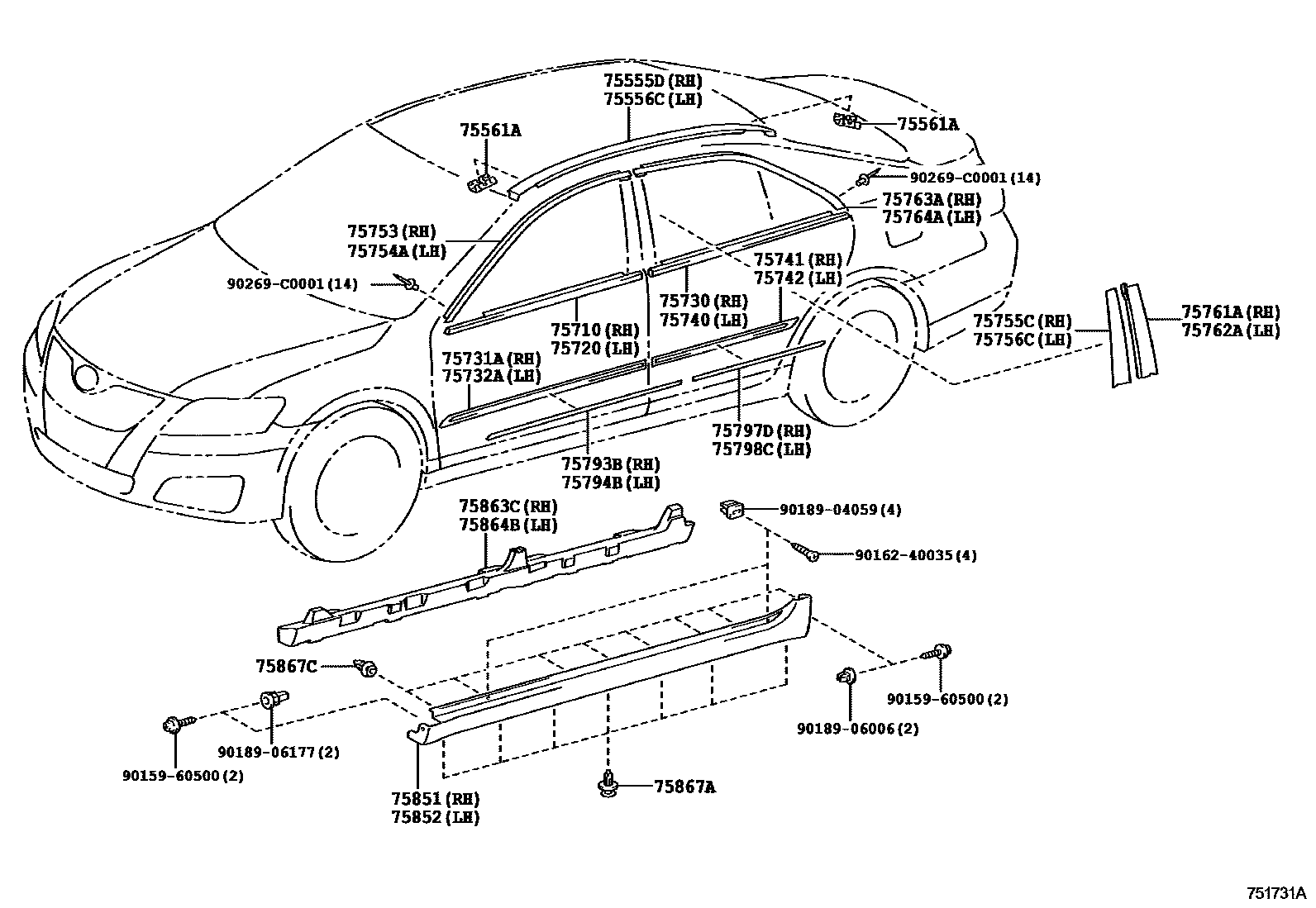 Parts diagram