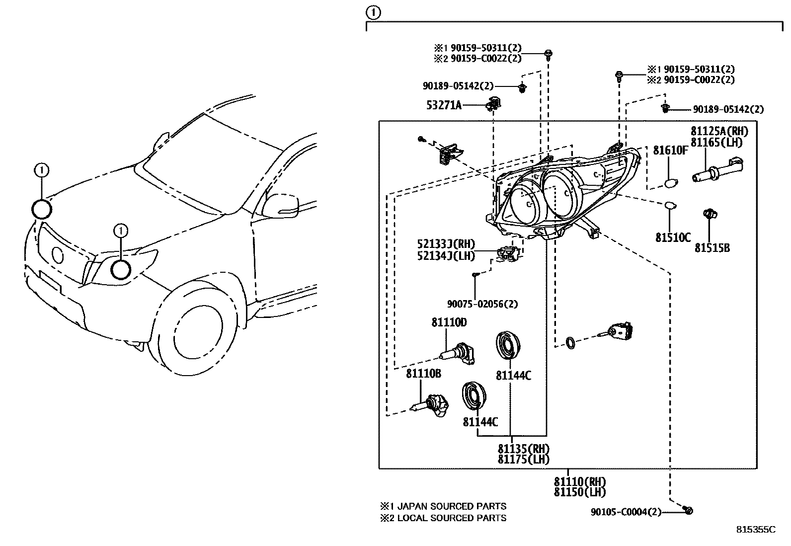 Parts diagram