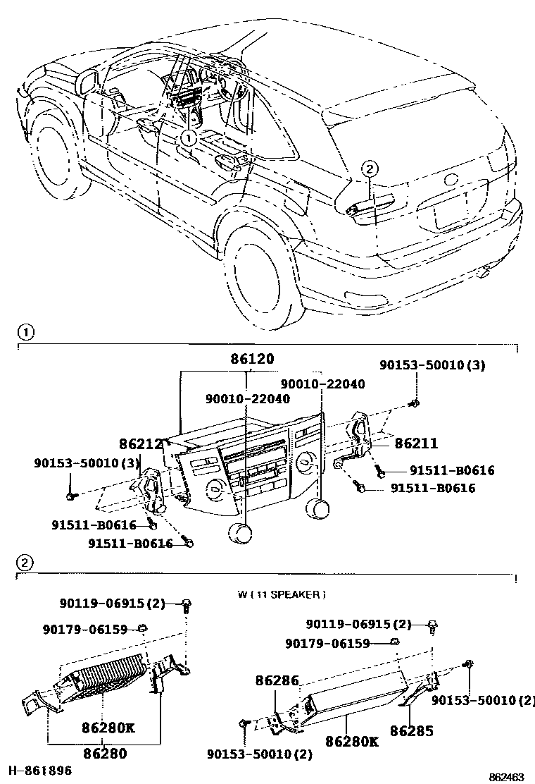 Parts diagram