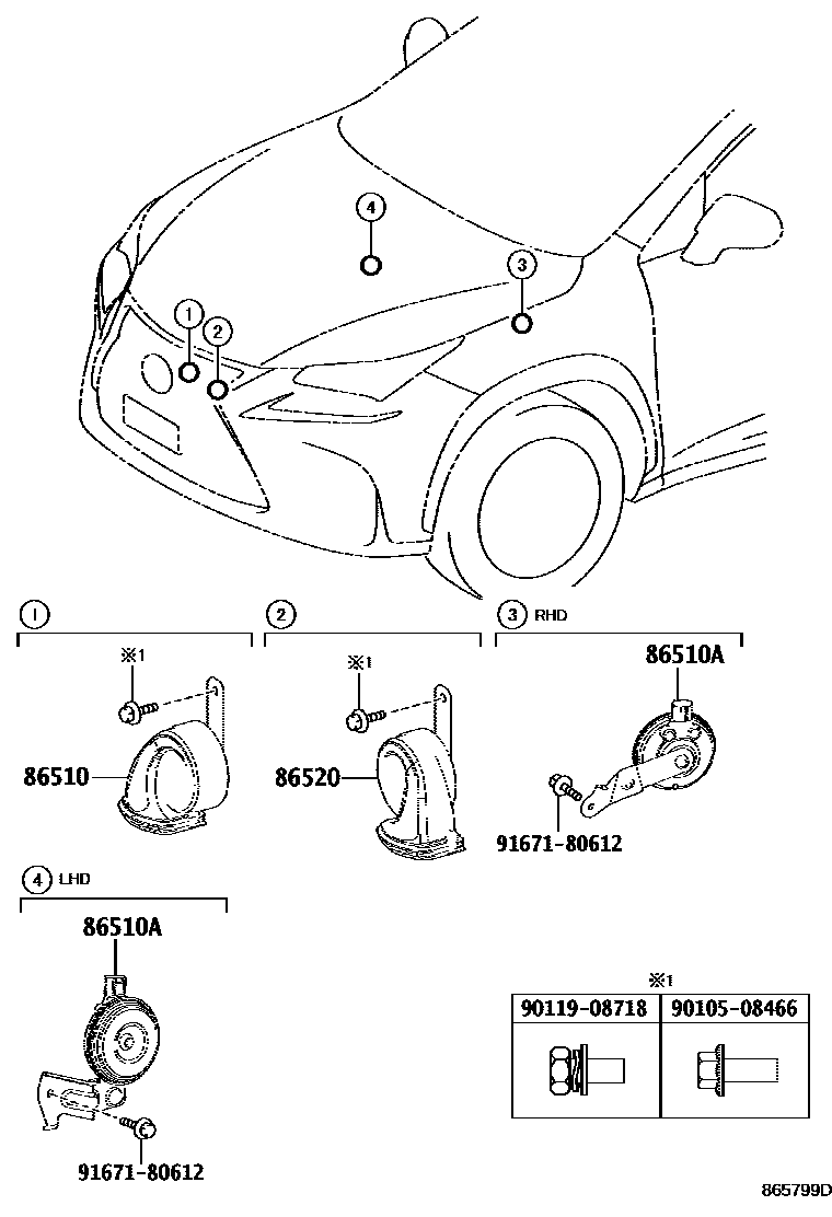 Parts diagram