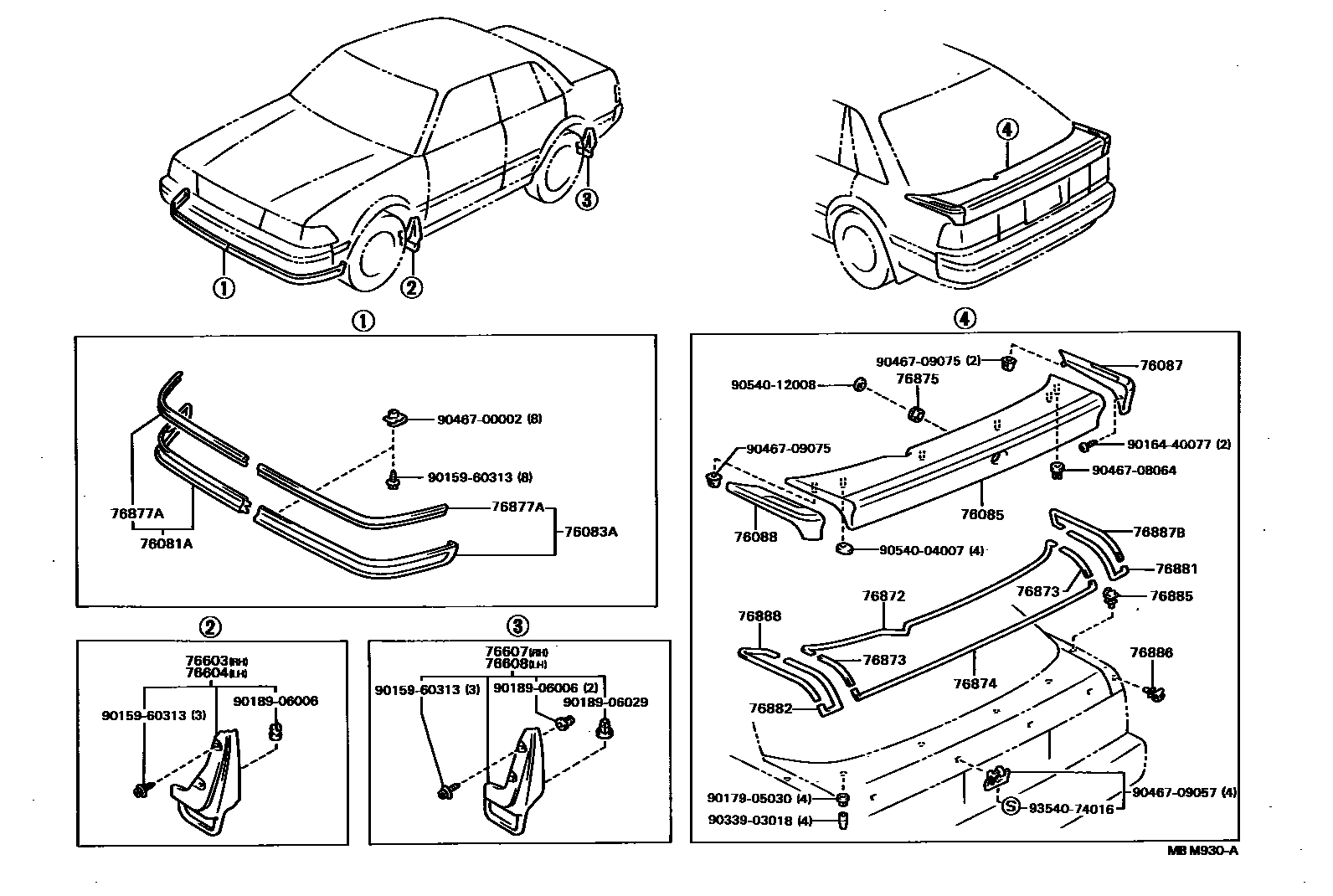 Parts diagram