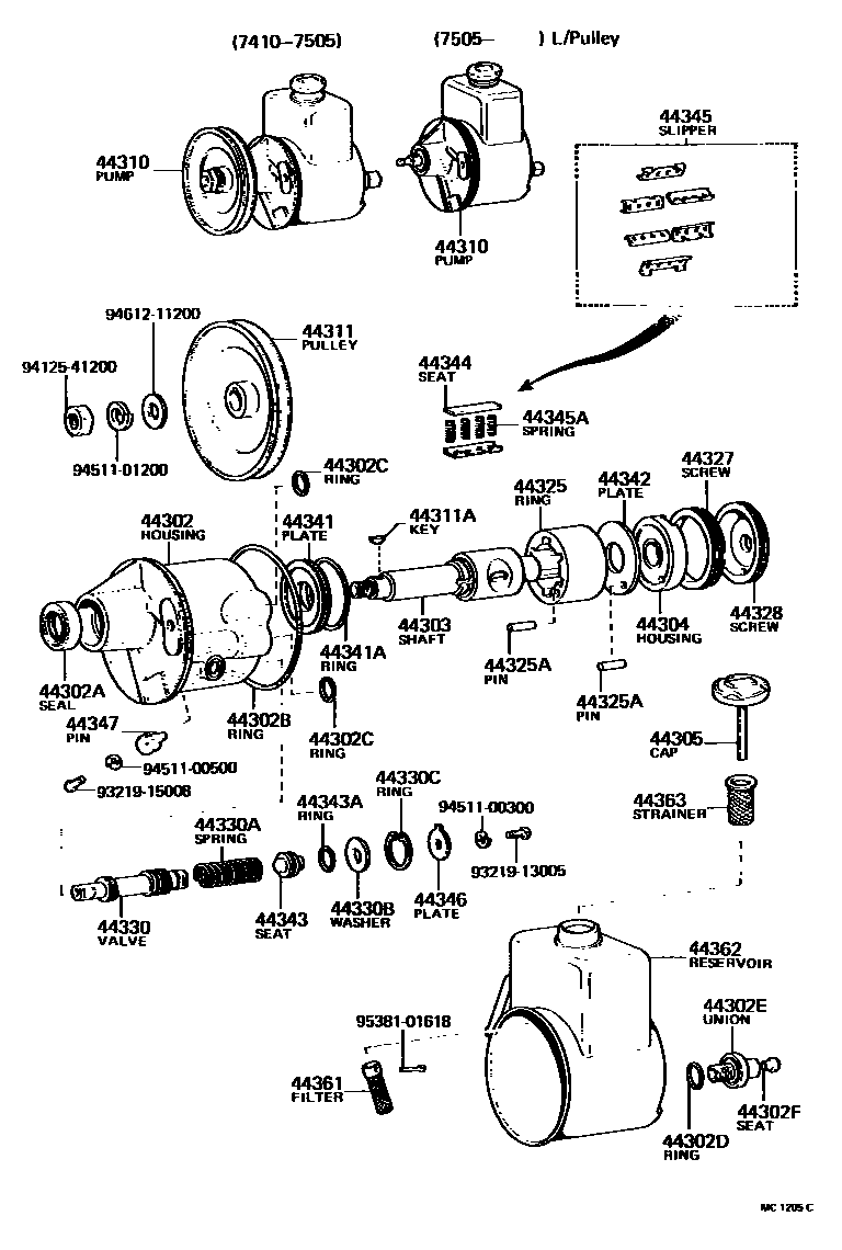 Parts diagram