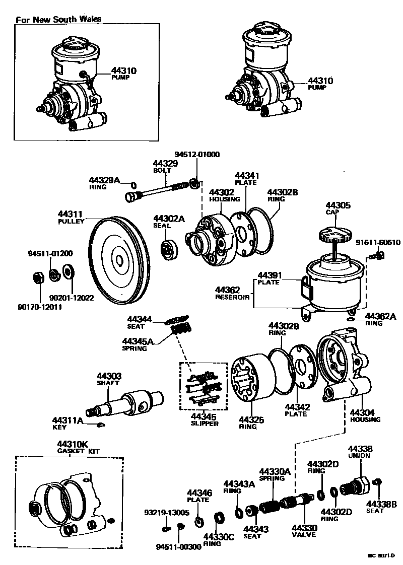 Parts diagram