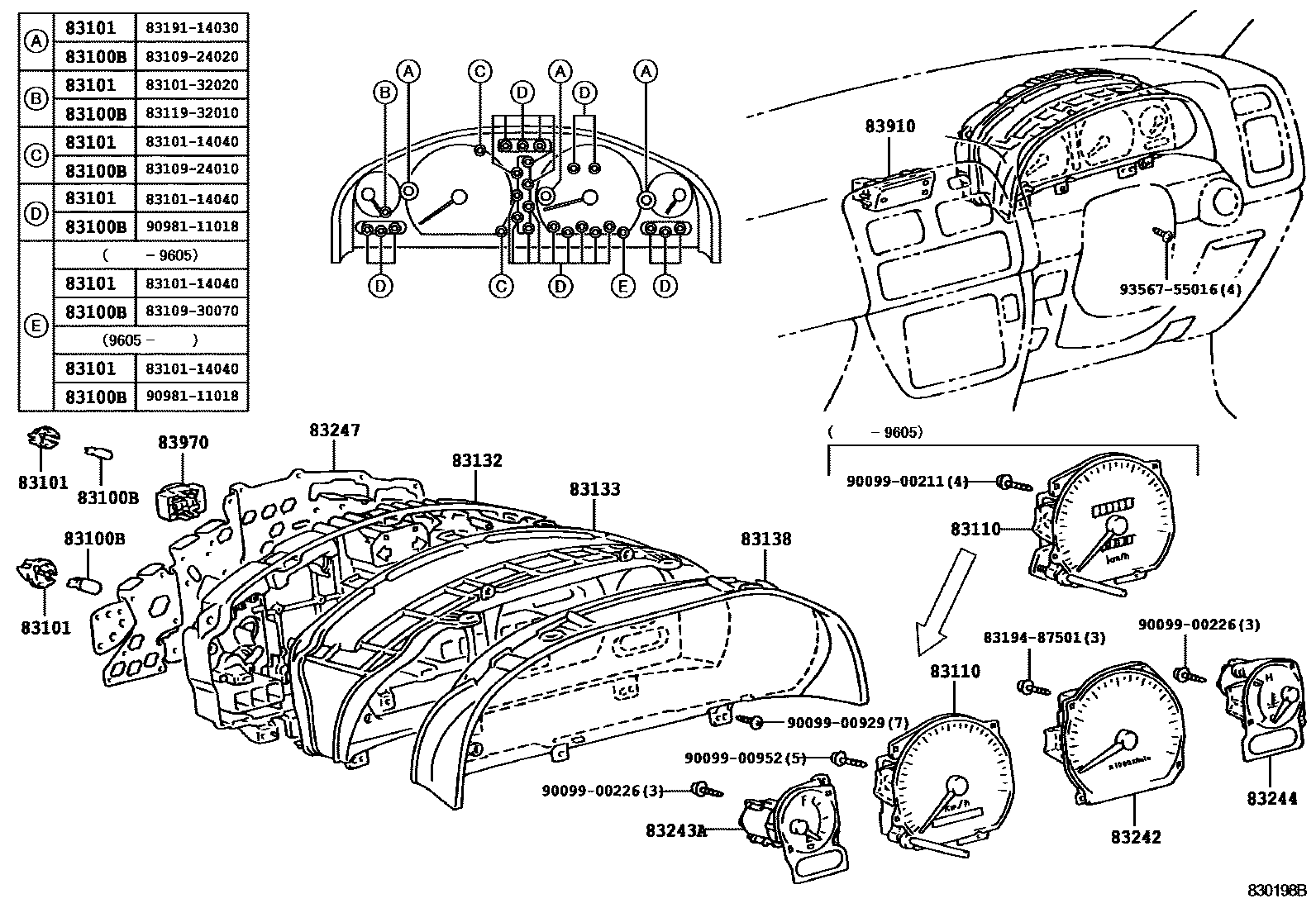 Parts diagram