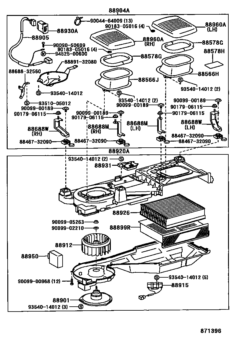 Parts diagram