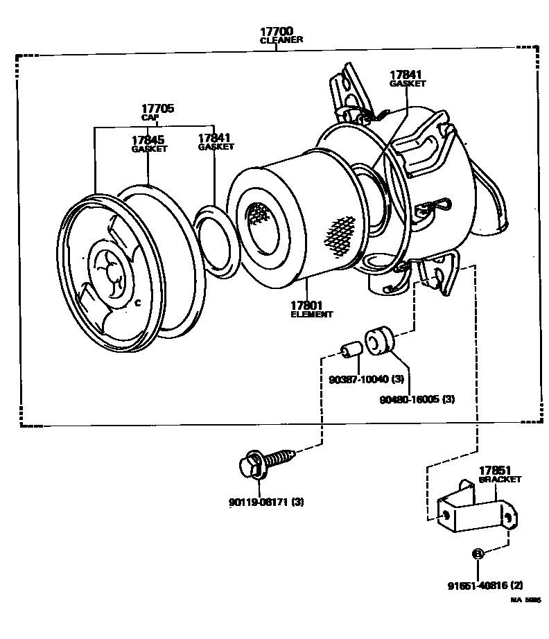 Parts diagram