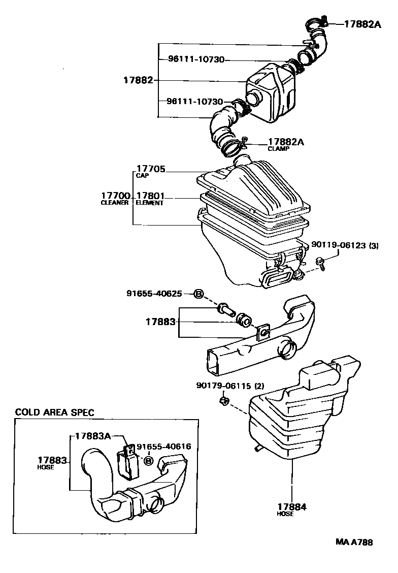 Parts diagram