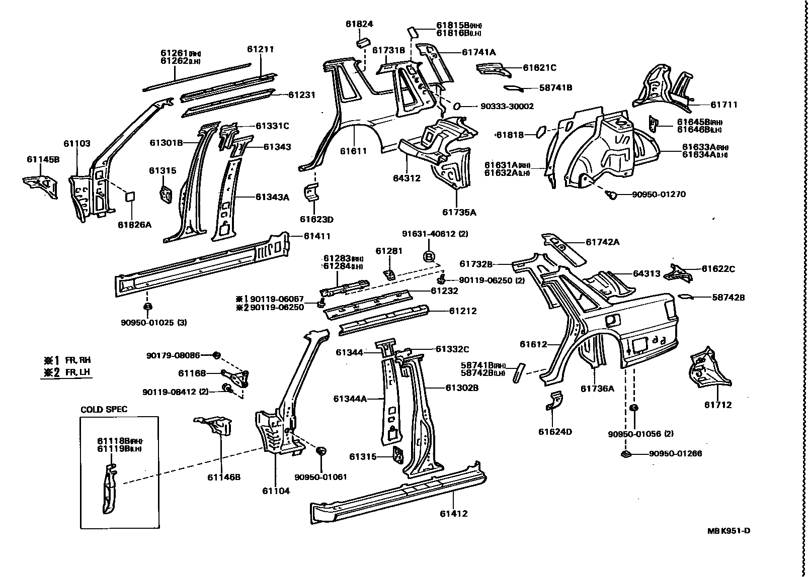 Parts diagram