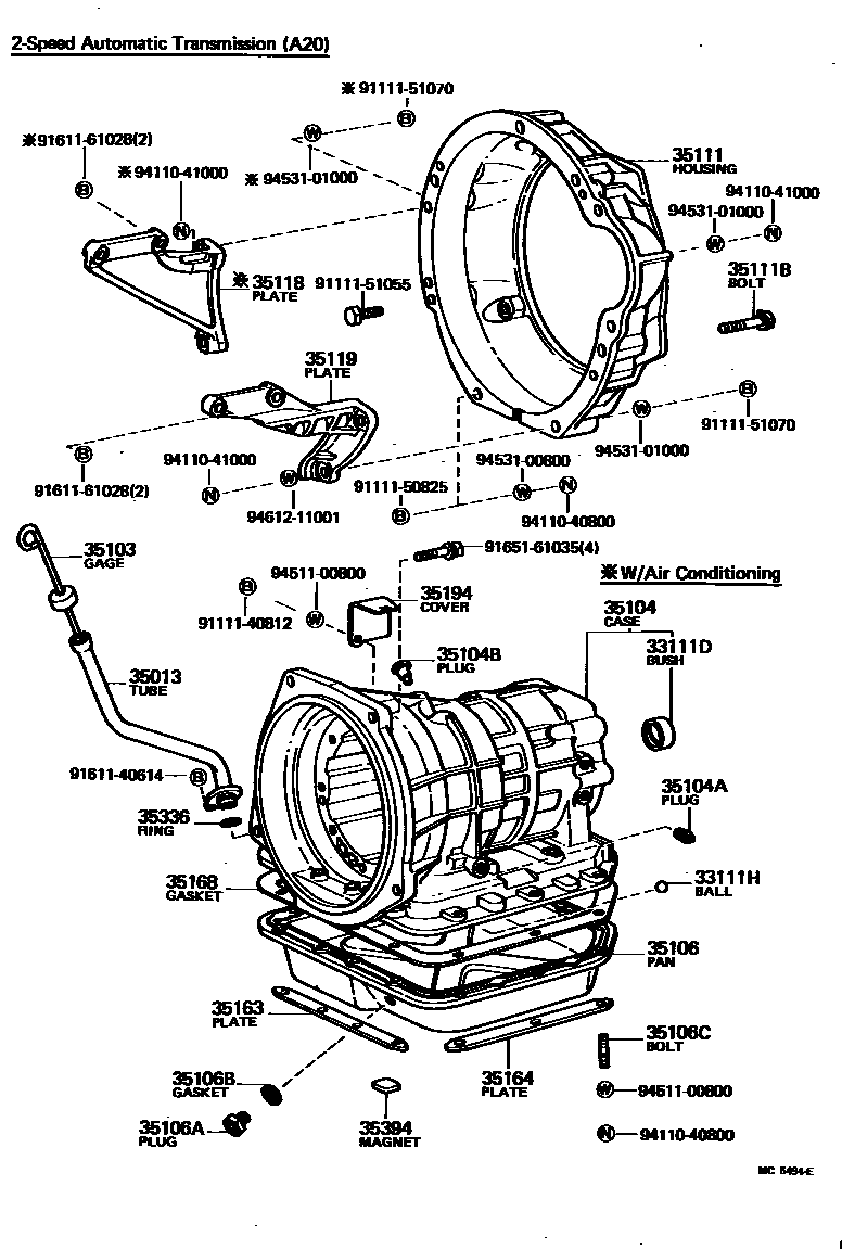 Parts diagram