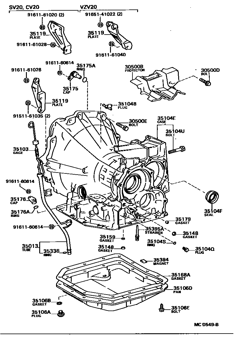 Parts diagram
