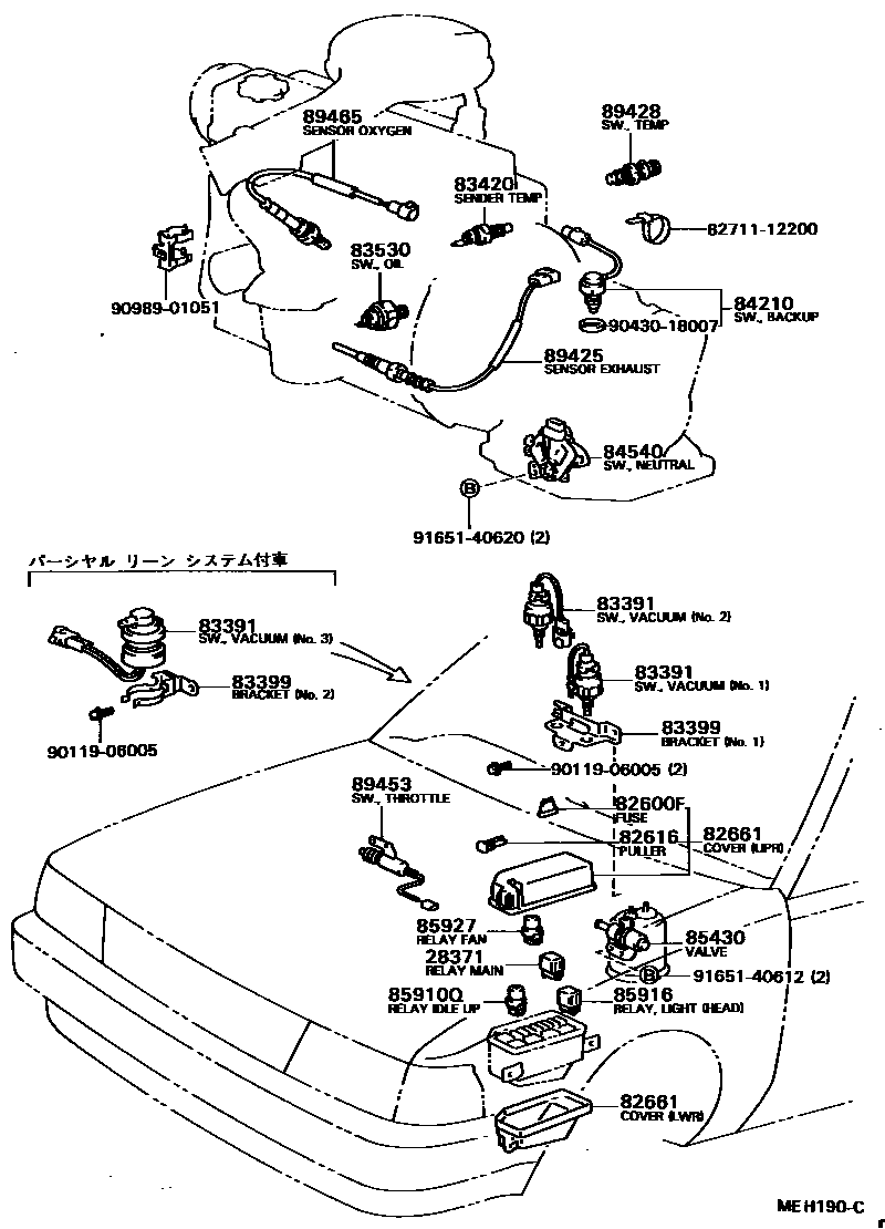 Parts diagram