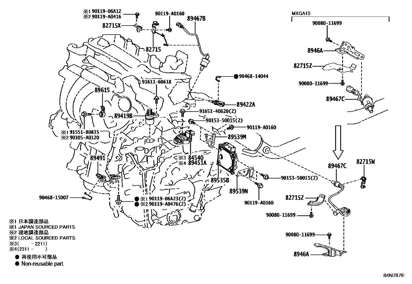 Parts diagram