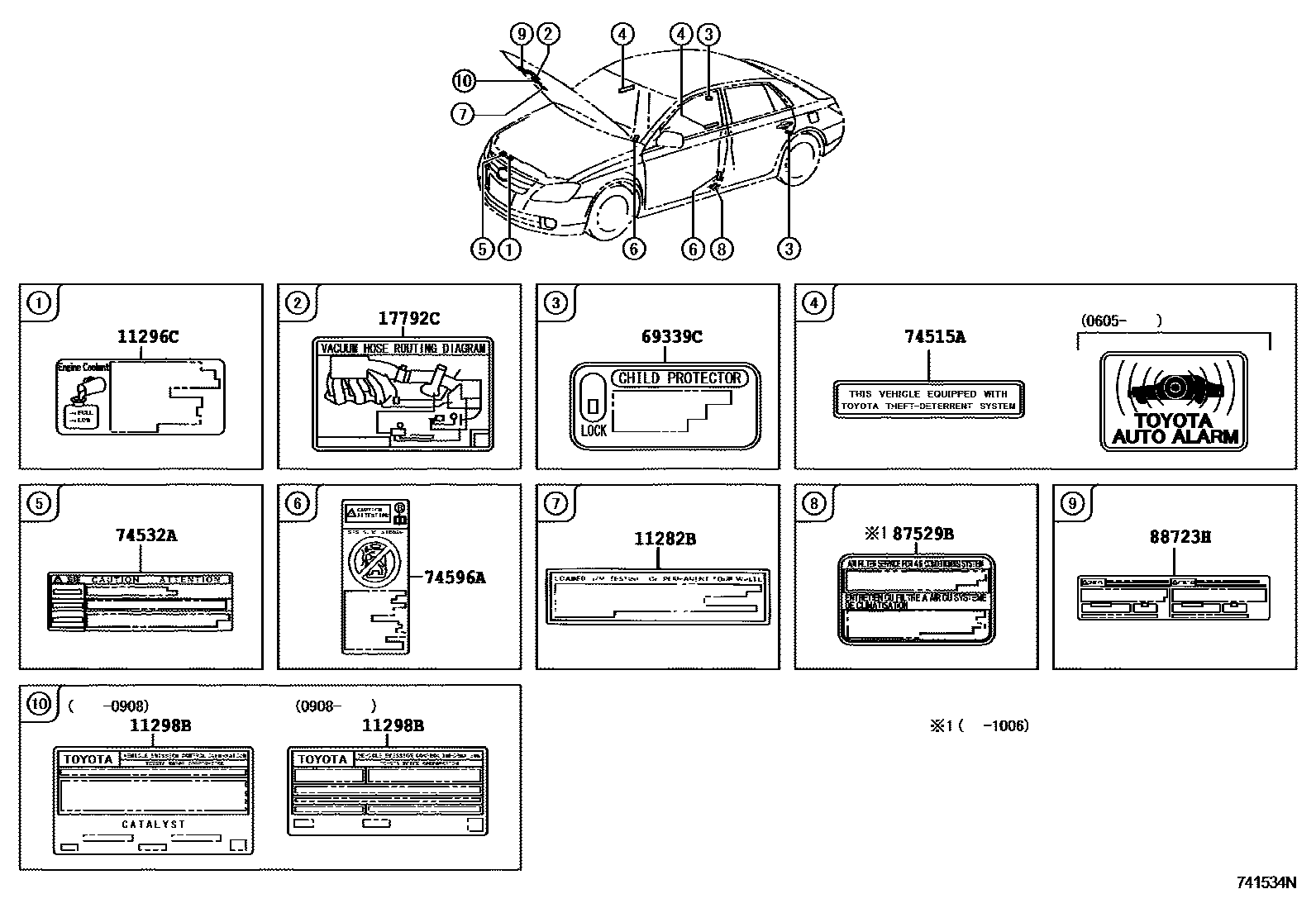 Parts diagram