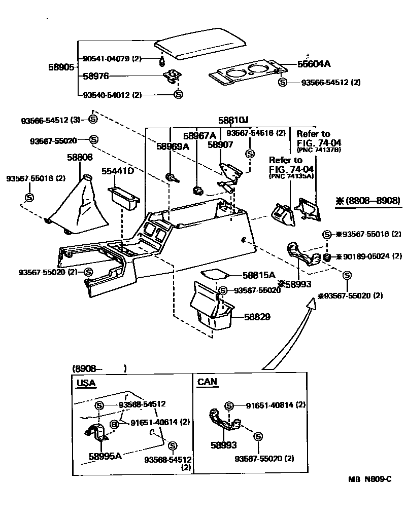 Parts diagram