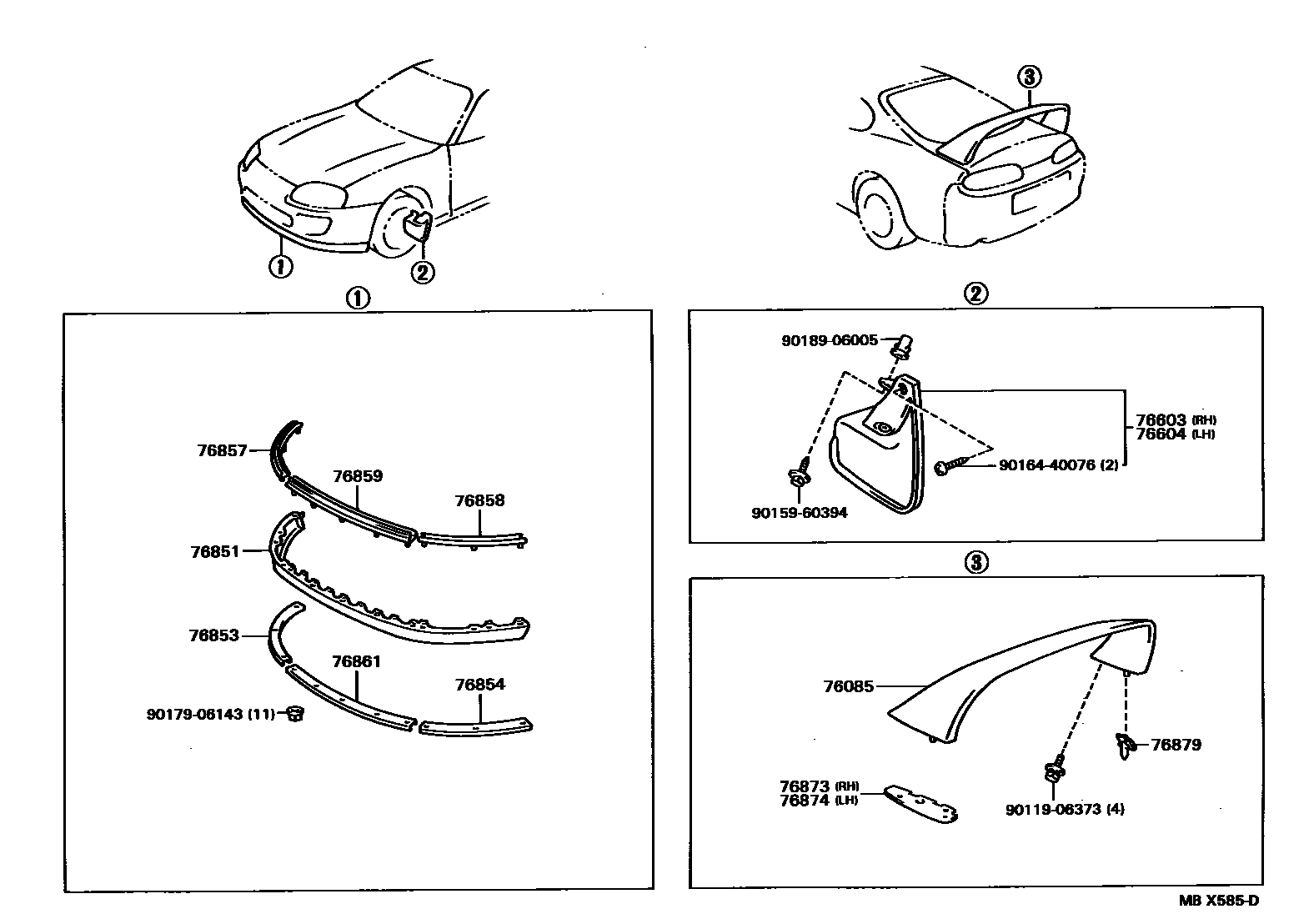Parts diagram