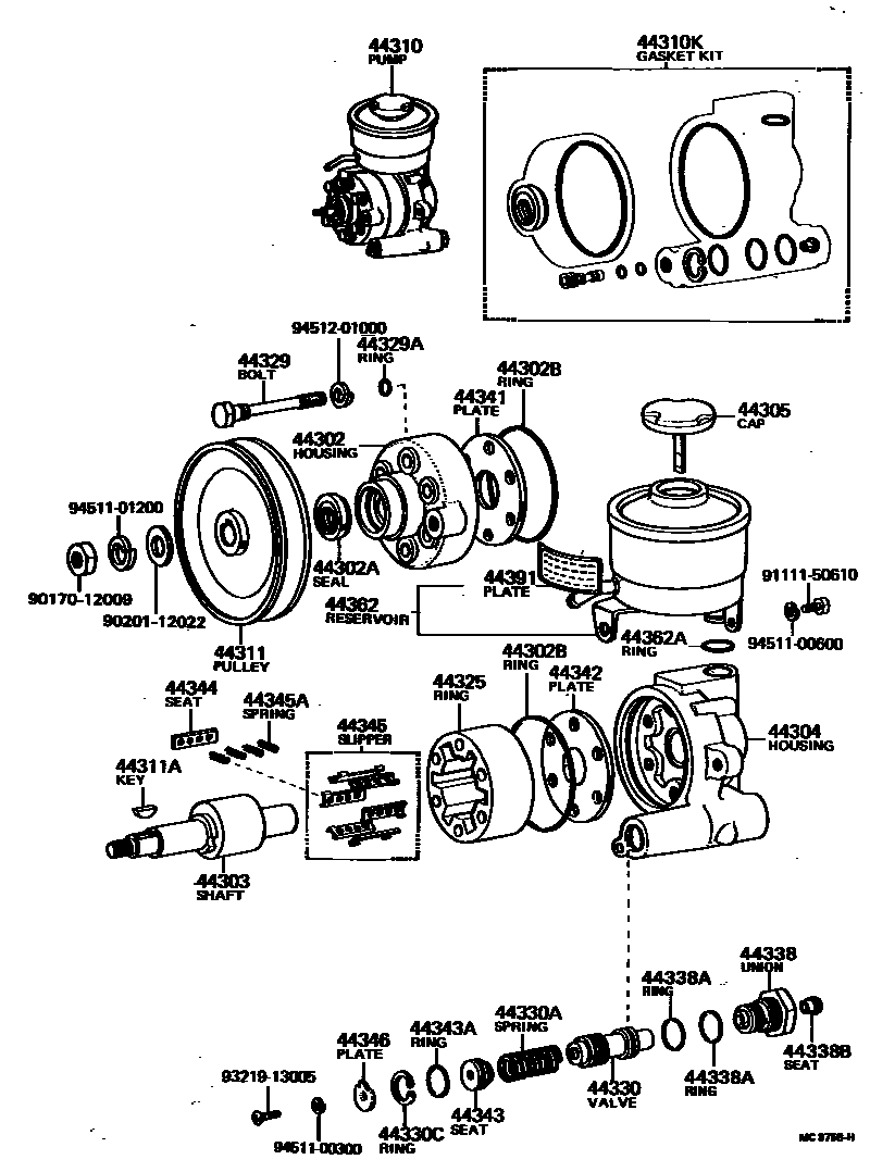 Parts diagram