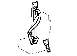 Toyota SEAT BELT parts diagram